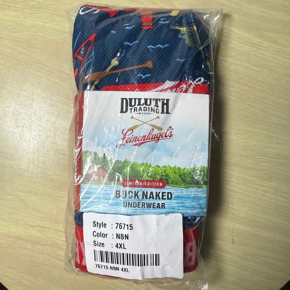 Duluth Trading Men's Buck Naked Pattern Boxer Briefs, 4XL 76715